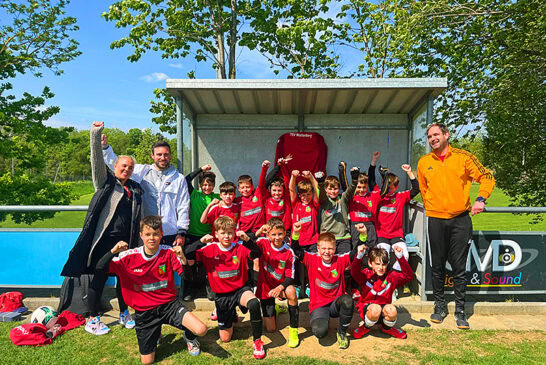 1. Platz beim Fußballturnier