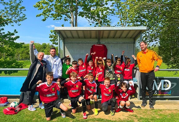 1. Platz beim Fußballturnier